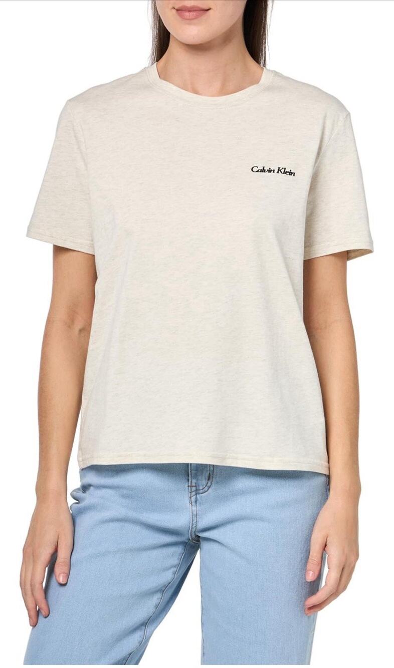 Calvin Klein Women's Performance Classic Fit Tee Size Medium Grey Heather